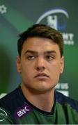 22 March 2016; Connacht's Quinn Roux during a press conference. Connacht Rugby Squad Training and Press Conference, Sportsground, Galway. Picture credit: Piaras Ó Mídheach / SPORTSFILE