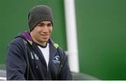 22 March 2016; Connacht's Ultan Dillane watches squad training. Connacht Rugby Squad Training and Press Conference, Sportsground, Galway. Picture credit: Piaras Ó Mídheach / SPORTSFILE