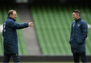 24 March 2016; Republic of Ireland manager Martin O'Neill with Robbie Keane during squad training. Aviva Stadium, Lansdowne Road, Dublin. Picture credit: David Maher / SPORTSFILE