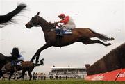 18 March 2010; A general view of the runners and riders in the Jewson Novices' Handicap Chase. Cheltenham Racing Festival - Thursday. Prestbury Park, Cheltenham, Gloucestershire, England. Photo by Sportsfile