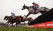 18 March 2010; A general view of the runners and riders in the Jewson Novices' Handicap Chase. Cheltenham Racing Festival - Thursday. Prestbury Park, Cheltenham, Gloucestershire, England. Photo by Sportsfile