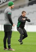 19 March 2010; Ireland's Gordon D'Arcy in action during the squad captain's run ahead of their RBS Six Nations Rugby Championship match against Scotland on Saturday. Croke Park, Dublin. Picture credit: Brendan Moran / SPORTSFILE