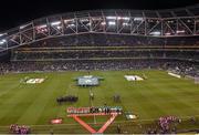 25 March 2016; President Michael D. Higgins meets both teams ahead of the match. 3 International Friendly, Republic of Ireland v Switzerland. Aviva Stadium, Lansdowne Road, Dublin.  Picture credit: Cody Glenn / SPORTSFILE