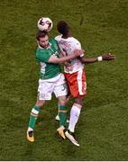 25 March 2016; Alan Judge, Republic of Ireland, in action against J-Francois Moubandje, Switzerland. 3 International Friendly, Republic of Ireland v Switzerland. Aviva Stadium, Lansdowne Road, Dublin.  Picture credit: Cody Glenn / SPORTSFILE