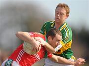 21 March 2010; Keith Higgins, Mayo, in action against Colm Cooper, Kerry. Allianz GAA National Football League, Division 1, Round 5, Kerry v Mayo, Austin Stack Park, Tralee, Co. Kerry. Picture credit: Stephen McCarthy / SPORTSFILE