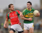 21 March 2010; Bryan Sheehan, Kerry, in action against Tom Parsons, Mayo. Allianz GAA National Football League, Division 1, Round 5, Kerry v Mayo, Austin Stack Park, Tralee, Co. Kerry. Picture credit: Stephen McCarthy / SPORTSFILE