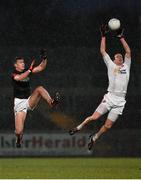 26 March 2016; Colm Cavanagh, Tyrone, in action against Ethan Rafferty, Armagh. Allianz Football League, Division 2, Round 6, Tyrone v Armagh, Healy Park, Omagh, Co. Tyrone. Photo by Sportsfile