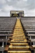 27 March 2016; A general view of the scoreboard at St Tiernach's Park, Clones, ahead of the game. Allianz Football League Division 1 Round 6, Monaghan v Kerry. St Tiernach's Park, Clones, Co. Monaghan.  Picture credit: Stephen McCarthy / SPORTSFILE