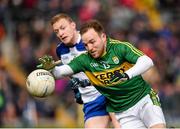 27 March 2016; Darran O'Sullivan, Kerry, in action against Colin Walshe, Monaghan. Allianz Football League Division 1 Round 6, Monaghan v Kerry. St Tiernach's Park, Clones, Co. Monaghan.  Picture credit: Stephen McCarthy / SPORTSFILE