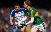 27 March 2016; Colm Cooper, Kerry, in action against Drew Wylie, Monaghan. Allianz Football League Division 1 Round 6, Monaghan v Kerry. St Tiernach's Park, Clones, Co. Monaghan.  Picture credit: Stephen McCarthy / SPORTSFILE