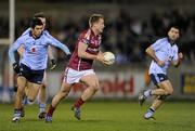 27 March 2010; Fiachra Breathnach, Galway, in action against Cian O'Sullivan, Dublin. Allianz GAA Football National League, Division 1, Round 6, Dublin v Galway, Parnell Park, Dublin. Picture credit: Ray McManus / SPORTSFILE