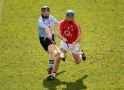 28 March 2010; David O'Callaghan, Dublin, in action against Shane Murphy, Cork. Allianz GAA Hurling National League, Division 1, Round 5, Dublin v Cork, Parnell Park, Dublin. Picture credit: Stephen McCarthy / SPORTSFILE