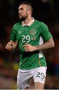 25 March 2016; Shane Duffy, Republic of Ireland. 3 International Friendly, Republic of Ireland v Switzerland. Aviva Stadium, Lansdowne Road, Dublin.  Picture credit: Seb Daly / SPORTSFILE