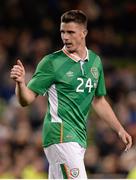 25 March 2016; Ciaran Clark, Republic of Ireland. 3 International Friendly, Republic of Ireland v Switzerland. Aviva Stadium, Lansdowne Road, Dublin.  Picture credit: Seb Daly / SPORTSFILE