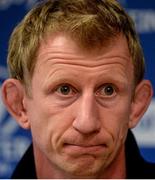 1 April 2016; Leinster head coach Leo Cullen during a press conference. Leinster Rugby Press Conference. Leinster Rugby HQ, Belfield, Dublin. Picture credit: Piaras Ó Mídheach / SPORTSFILE