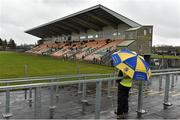 3 April 2016; A steward takes up their position ahead of the game. Allianz Football League, Division 1, Round 7, Roscommon v Dublin. Páirc Seán Mac Diarmada, Carrick-on-Shannon, Co Leitrim. Picture credit: Brendan Moran / SPORTSFILE