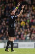 3 April 2016; Referee David Gough. Allianz Football League, Division 1,  Round 7, Kerry v Cork. Austin Stack Park, Tralee. Picture credit: Piaras Ó Mídheach / SPORTSFILE