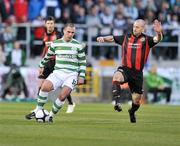 9 April 2010; Chris Turner, Shamrock Rovers, in action against Paul Keegan, Bohemians. Airtricity League Premier Division, Shamrock Rovers v Bohemians, Tallaght Stadium, Tallaght, Dublin. Picture credit: David Maher / SPORTSFILE