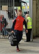 3 April 2016; Cork's Eoin Cadogan arrives ahead of the game. Allianz Football League Division 1 Round 7, Kerry v Cork. Austin Stack Park, Tralee, Kerry. Picture credit: Piaras Ó Mídheach / SPORTSFILE