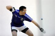 10 April 2010; Paul Brady, Cavan, in action against Charly Shanks, Armagh. GAA Handball 40x20 All-Ireland Senior Singles Final, Paul Brady, Cavan v Charly Shanks, Armagh.  Kingscourt, Cavan. Picture credit: Oliver McVeigh / SPORTSFILE