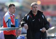 11 April 2010; Damian Cassidy, right, Derry manager. Allianz GAA Football National League Division 1 Round 7, Galway v Derry, Pearse Stadium, Galway. Picture credit: Ray Ryan / SPORTSFILE