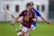 9 April 2016; Eoin Price, Westmeath, in action against Dwane Palmer, Laois. Allianz Hurling League, Division 1B Promotion / Relegation Play-off, Westmeath v Laois, O'Connor Park, Tullamore, Co. Offaly. Picture credit: Brendan Moran / SPORTSFILE