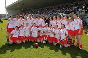 11 April 2010; The winning Tyrone squad. Camogie National League Division 4 Final, Tyrone v Westmeath, Healy Park, Omagh, Co. Tyrone. Picture credit: Ray McManus / SPORTSFILE