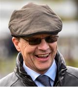 10 April 2016; Trainer Aidan O'Brien after sending out Black Sea to win the Leopardstown 2,000 Guineas Trial Stakes. Leopardstown, Co. Dublin. Picture credit: Cody Glenn / SPORTSFILE