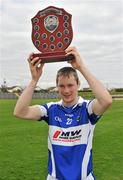 18 April 2010; Laois captain Brian Campion with the Walsh Shield after victory over Carlow. Allianz GAA Hurling National League, Division 2, Round 7, Carlow v Laois, Dr Cullen Park, Carlow. Picture credit: Brian Lawless / SPORTSFILE