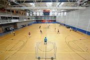 19 April 2010; A general view of the action during the game. National Colleges and Universities Futsal Cup Quarter Final 2, NUIG v Queens University, University of Limerick, Limerick. Picture credit: Diarmuid Greene / SPORTSFILE