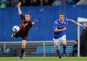 19 April 2010; Paddy Madden, Bohemians, in action against Robert Garrett, Linfield. Setanta Sports Cup Semi-Final 2nd Leg, Linfield v Bohemians, Windsor Park, Belfast. Photo by Sportsfile