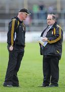 18 April 2010; Kilkenny manager Brian Cody in conversation with Ned Quinn, Secretary of the Kilkenny County Board. Allianz GAA Hurling National League, Division 1, Round 7, Kilkenny v Waterford, Nowlan Park, Kilkenny. Picture credit: Brendan Moran / SPORTSFILE