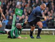 21 April 2010; Richardt Strauss, Leinster, in action against Robbie Morris, Connacht. Celtic League, Connacht v Leinster, Sportsground, Galway. Picture credit: Ray Ryan / SPORTSFILE