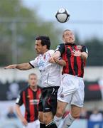 23 April 2010; Glenn Cronin, Bohemians, in action against Neale Fenn, Dundalk. Airtricity League Premier Division, Dundalk v Bohemians, Oriel Park, Dundalk, Co. Louth. Photo by Sportsfile