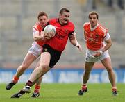 25 April 2010; Kalum King, Down, in action against Charlie Vernon, Armagh. Allianz GAA Football National League Division 2 Final, Down v Armagh, Croke Park, Dublin. Photo by Sportsfile