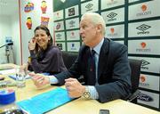 26 April 2010; Republic of Ireland manager Giovanni Trapattoni speaking during a senior training camp announcement. FAI Headquarters, Abbotstown, Dublin. Photo by Sportsfile