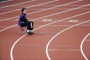 26 April 2010; A ball boy during the game. Airtricity League Premier Division, Sporting Fingal v Bohemians, Morton Stadium, Santry, Dublin. Picture credit: Stephen McCarthy / SPORTSFILE