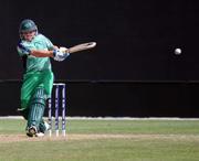 28 April 2010; Ireland's Gary Wilson in action with the bat against Afghanistan. 2010 Twenty20 Cricket World Cup Warm Up, Ireland v Afghanistan, Providence, Guayana. Picture credit: Handout / Barry Chambers / RSA / Cricket Ireland Via SPORTSFILE