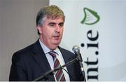 18 April 2016; Gerry Tully, Chairman of Comhairle Ardoideachais, speaks ahead of the Independent.ie Football Rising Stars Awards. Independent.ie Football Rising Stars Awards. Croke Park, Dublin. Picture credit: Seb Daly / SPORTSFILE