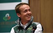 19 April 2016; Team Ireland squad member Bertram Allen ahead of the 2016 Olympics Games in Rio. National Horse Sport Arena, Abbotstown, Co. Dublin. Picture credit: Ramsey Cardy / SPORTSFILE