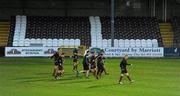 24 April 2010; Members of the Mervue United team warm down after the game. Airtricity League First Division, Mervue United v Salthill Devon, Terryland Park, Galway. Picture credit: Ray McManus / SPORTSFILE