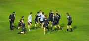 24 April 2010; Members of the Salthill Devon team warm down after the game. Airtricity League First Division, Mervue United v Salthill Devon, Terryland Park, Galway. Picture credit: Ray McManus / SPORTSFILE