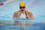 30 April 2010; Eimeir Walsh, ESB, on her way to qualifying for the final of the Women's 100m Breaststroke with a time of 1:15.01. 2010 Irish Long Course National Championship Finals, National Aquatic Crentre, Abbotstown, Dublin. Picture credit: Brian Lawless / SPORTSFILE