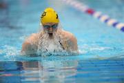 30 April 2010; Fiona Doyle, Portmarnock Swimming Club, in action during Semi-Final 2 of the Women's 100m Breaststroke. Doyle had the fastest qualifying time of 1:11.31. 2010 Irish Long Course National Championship Finals, National Aquatic Crentre, Abbotstown, Dublin. Picture credit: Brian Lawless / SPORTSFILE