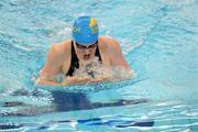 30 April 2010; European record holder Hanah Miley, Garioch Swimming Club, Great Britain, on her way to winning the Women's 400m Individual Medley, in a time of 4:41.61. 2010 Irish Long Course National Championship Finals, National Aquatic Crentre, Abbotstown, Dublin. Picture credit: Brian Lawless / SPORTSFILE