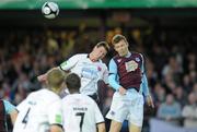 30 April 2010; Garry Breen, Dundalk, in action against Glen Fitzpatrick, Drogheda United. Airtricity League Premier Division, Drogheda United v Dundalk, Hunky Dorys Park, Drogheda, Co. Louth. Photo by Sportsfile