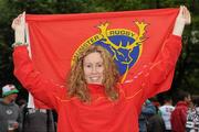 2 May 2010; Munster supporter Niamh Barron, from Carrigtwohill, Co. Cork, ahead of the game. Heineken Cup Semi-Final, Biarritz Olympique v Munster, Estadio Anoeta, San Sebastian, Spain. Picture credit: Stephen McCarthy / SPORTSFILE