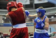 2 May 2010; Ryan Burnett, Ireland, right, in action against Yosvany Veita Soto, Cuba, during their 48 Kg semi-final bout. Burnett beat the Cuban 5:3 to face Salman Alizada,  Azerbeijan, in the final. AIBA Youth World Championships, Baku, Azerbeijan. Picture syndicated by SPORTSFILE on behalf of the AIBA