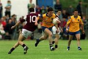 3 June 2001; Conor Connelly of Roscommon is tackled by Joe Bergin of Galway during the Bank of Ireland Connacht Senior Football Championship Semi-Final match between Galway and Roscommon at Tuam Stadium in Tuam, Galway. Photo by Damien Eagers/Sportsfile