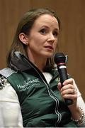 19 April 2016; Team Ireland squad member Judy Reynolds ahead of the 2016 Olympics Games in Rio. National Horse Sport Arena, Abbotstown, Co. Dublin. Picture credit: Ramsey Cardy / SPORTSFILE